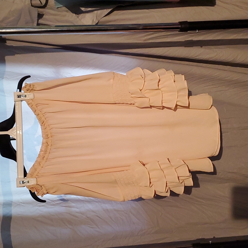 Pink off the shoulder xl top